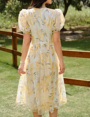 Rochie medie SHEIN, galben