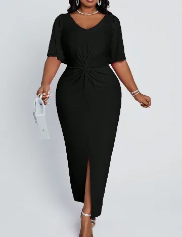 Rochie lunga SHEIN CURVE, negru