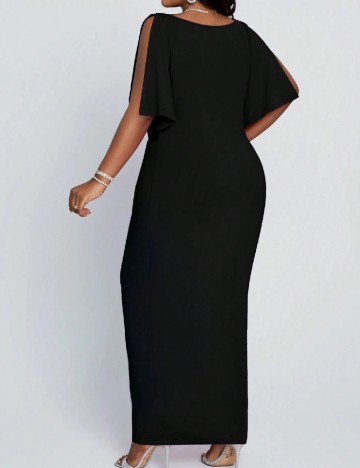 Rochie lunga SHEIN CURVE, negru
