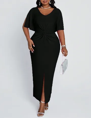 Rochie lunga SHEIN CURVE, negru