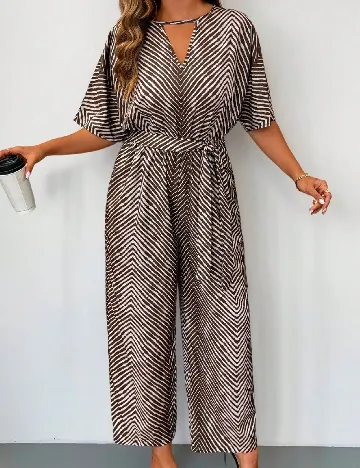 Salopeta SHEIN CURVE, maro