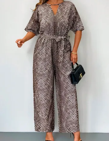 Salopeta SHEIN CURVE, maro