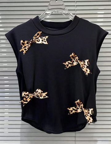 Top SHEIN, negru