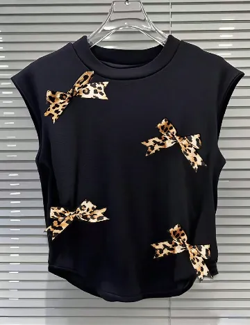 Top SHEIN, negru