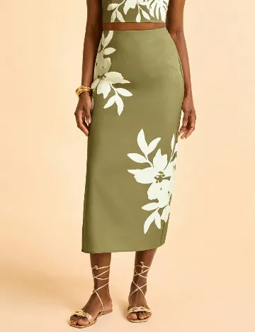 Fusta SHEIN, verde