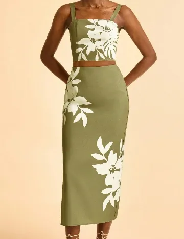 Fusta SHEIN, verde
