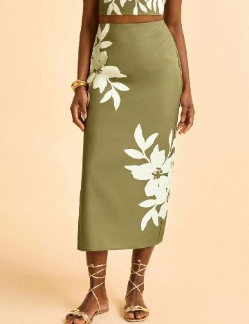 Fusta SHEIN, verde
