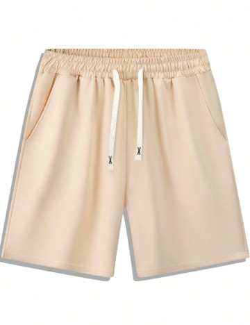 Pantaloni scurti SHEIN, galben deschis