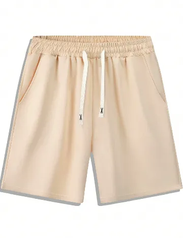 Pantaloni scurti SHEIN, galben deschis