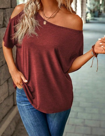 Tricou SHEIN, visiniu