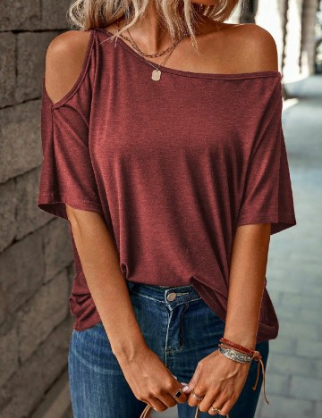 Tricou SHEIN, visiniu