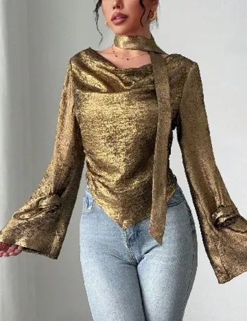 Bluza SHEIN, auriu