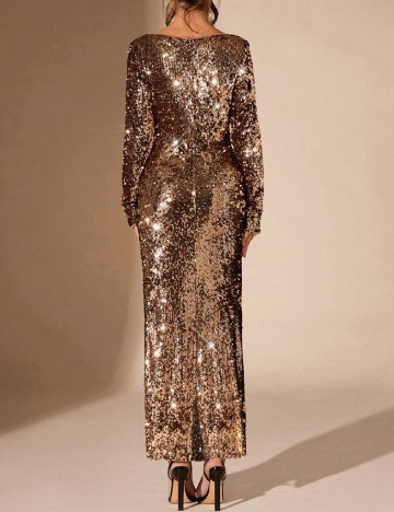 Rochie lunga SHEIN, maro