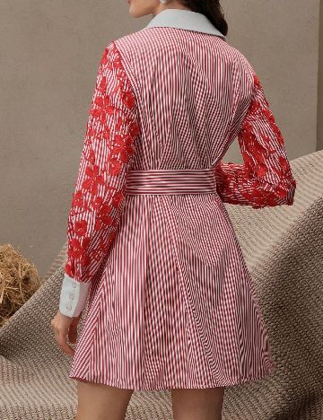 Rochie scurta Anewsta, rosu