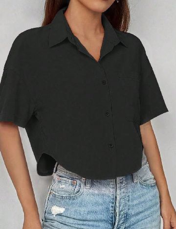 Camasa SHEIN, negru