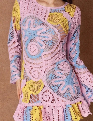 Rochie scurta Savoree, mix culori