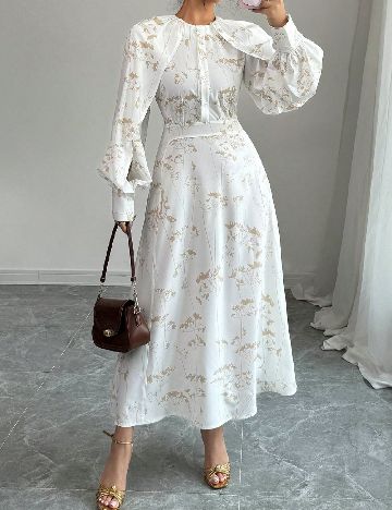 Rochie lunga SHEIN, alb