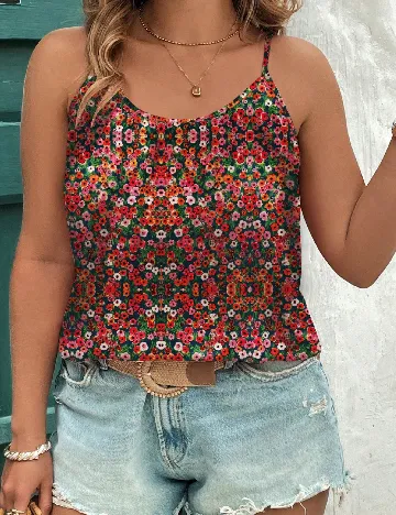 Maiou SHEIN CURVE, floral print