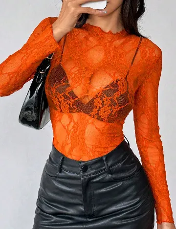 Bluza SHEIN, portocaliu