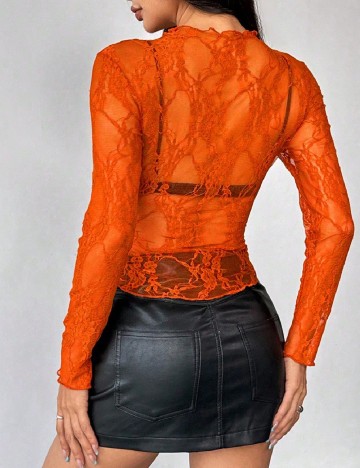 Bluza SHEIN, portocaliu