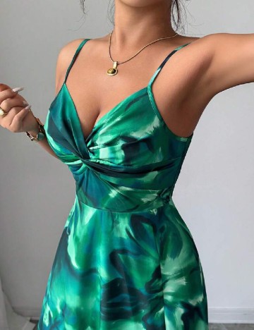 Rochie lunga SHEIN, verde
