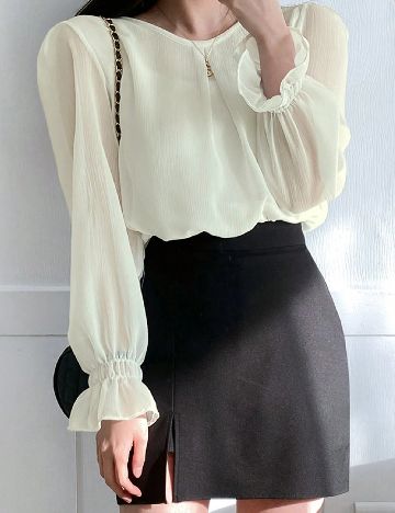 Bluza Dazy, crem