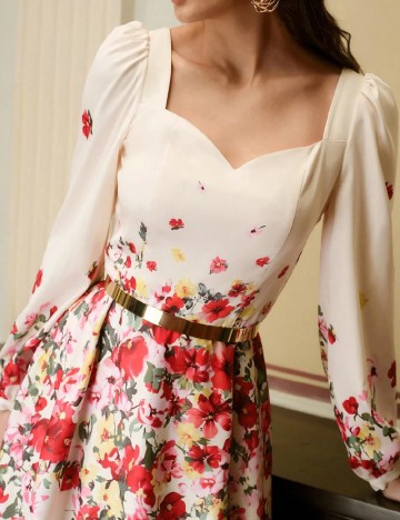Rochie medie MOTF, floral