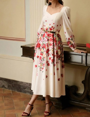 Rochie medie MOTF, floral