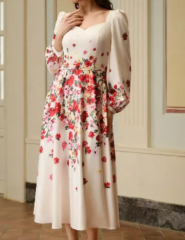 Rochie medie MOTF, floral