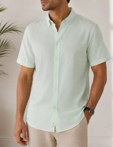 Camasa Zara, verde deschis