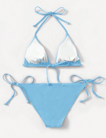 Costum de baie SHEIN, albastru