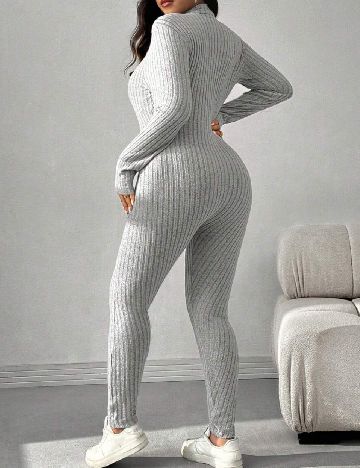 Salopeta SHEIN CURVE, gri