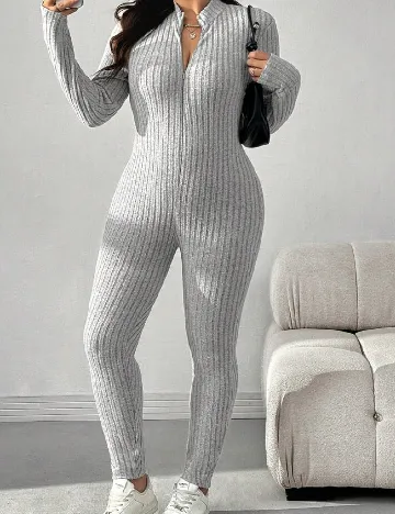 Salopeta SHEIN CURVE, gri