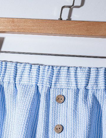 Pantaloni scurti SHEIN CURVE, albastru