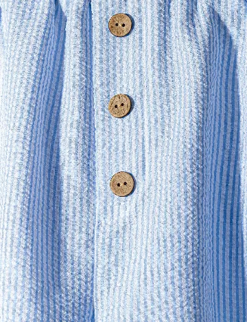 Pantaloni scurti SHEIN CURVE, albastru