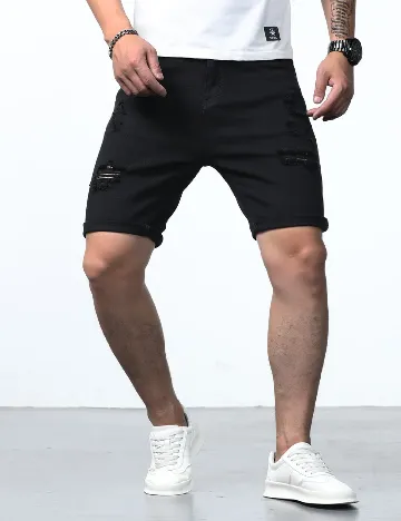 Pantaloni scurti SHEIN, negru