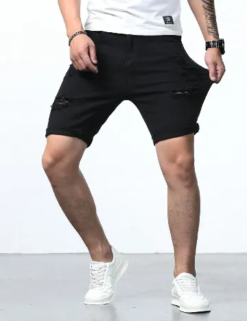 Pantaloni scurti SHEIN, negru