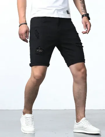 Pantaloni scurti SHEIN, negru