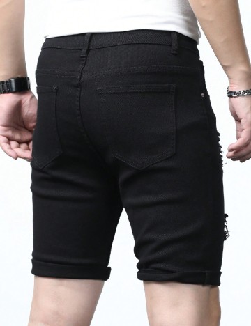 Pantaloni scurti SHEIN, negru