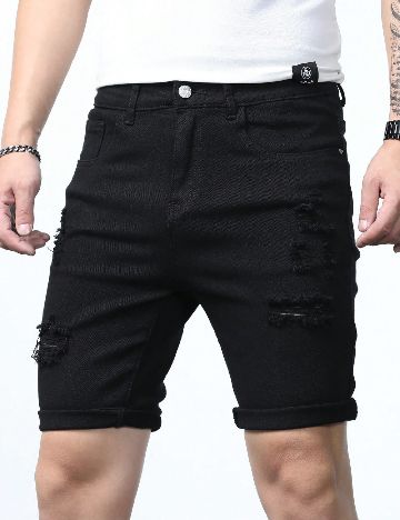 Pantaloni scurti SHEIN, negru
