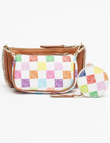 Poseta cu etui si portmoneu Steve Madden, mix culori Mix culori