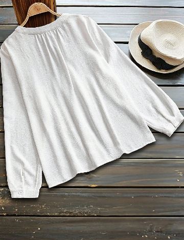 Bluza SHEIN CURVE, alb