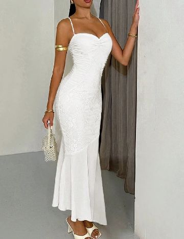 Rochie lunga SHEIN, alb