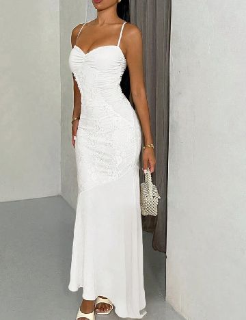 Rochie lunga SHEIN, alb
