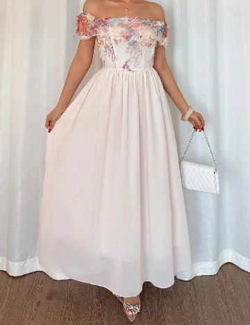 Rochie lunga SHEIN, alb