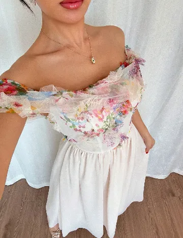 Rochie lunga SHEIN, alb