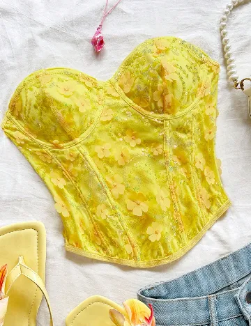 Corset SHEIN, galben