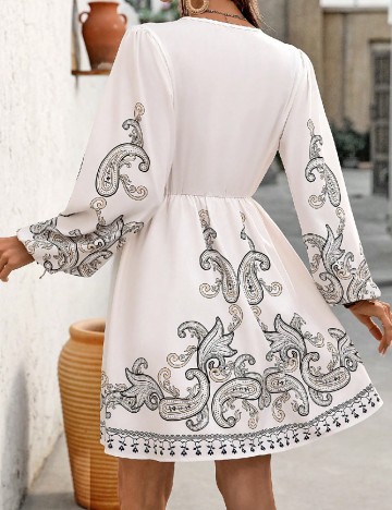 Rochie scurta SHEIN, ecru