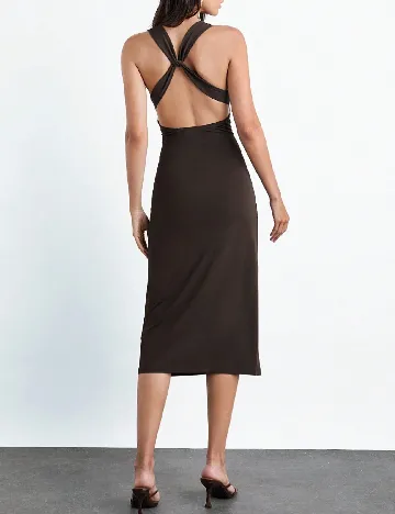 Rochie lunga SHEIN, maro