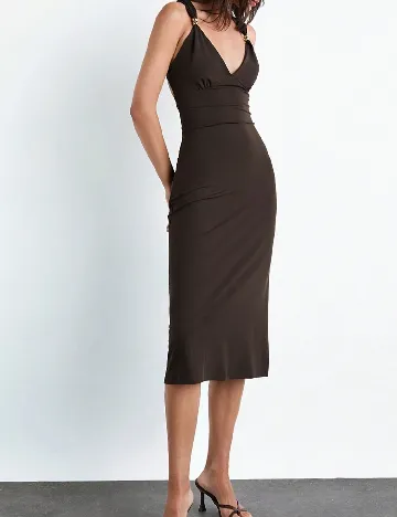 Rochie lunga SHEIN, maro